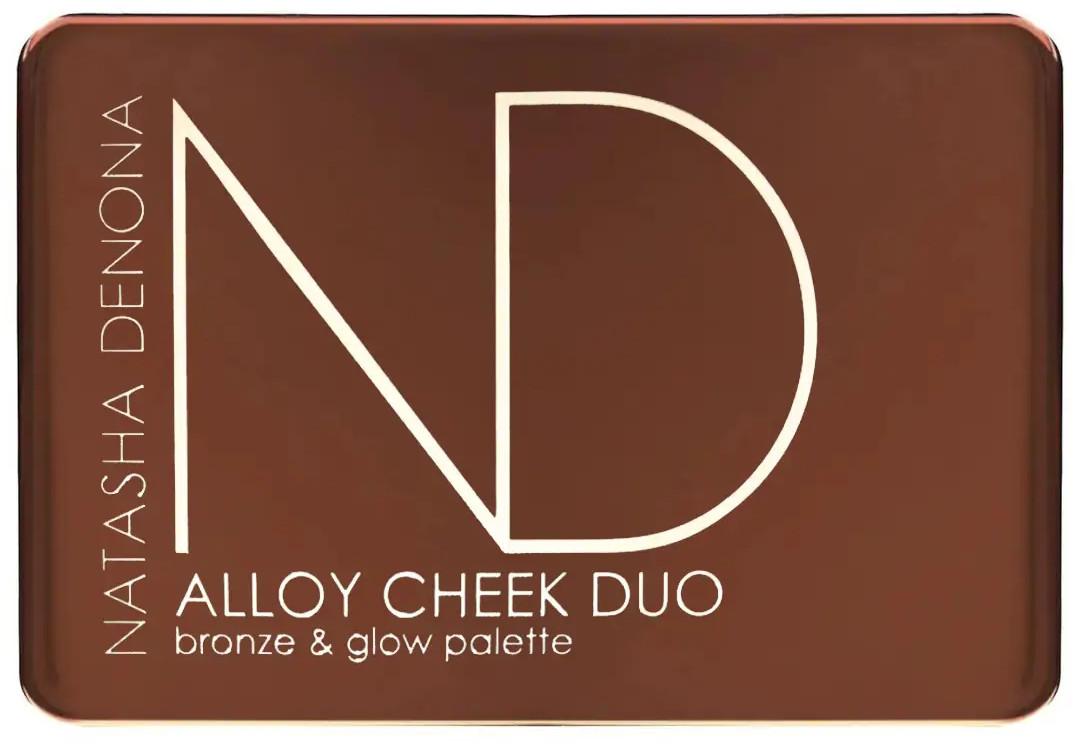 پالت2کاره برنزر و رژگونه و ناتاشا دنونا – natasha Alloy Cheek Duo bronze& glow palette