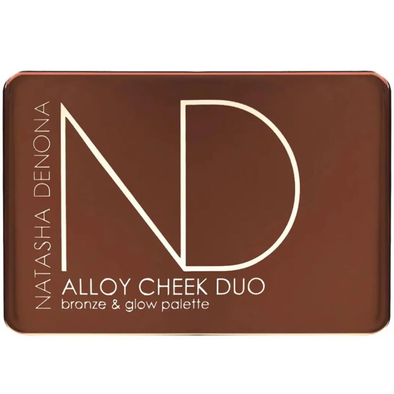 پالت2کاره برنزر و رژگونه و ناتاشا دنونا – natasha Alloy Cheek Duo bronze& glow palette