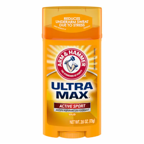 دئودورانت ضدتعریق استیکی آرم اند همر اولترا مکس مدل اکتیو اسپورت ۷۳ گرم Arm & Hammer Ultra Max Active Sport Antiperspirant Deodorant Solid