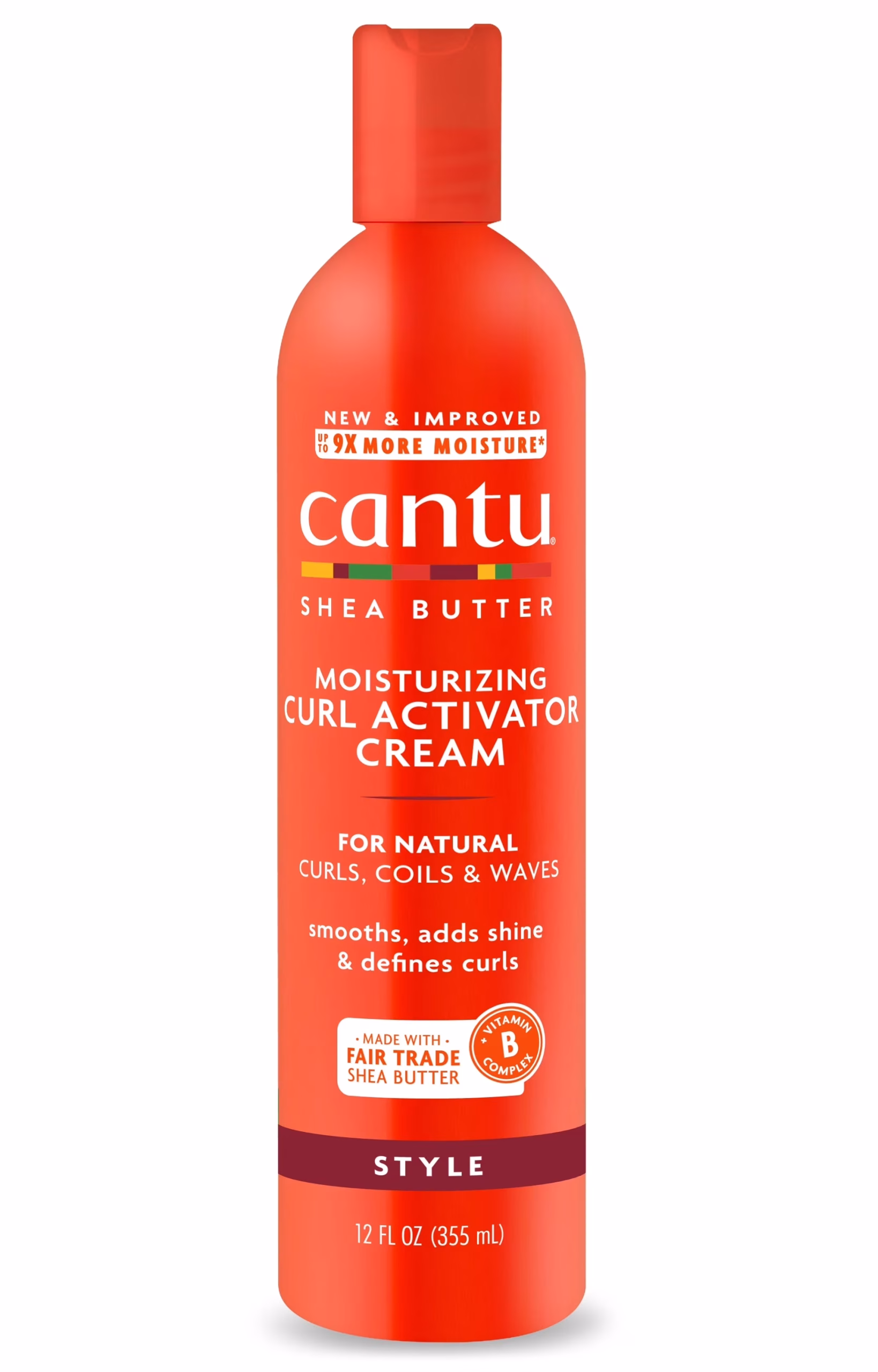کرم آبرسان فعال‌کننده فر مو شی باتر كانتو ۳۵۵ میل Cantu Shea Butter Moisturizing Curl Activator Cream