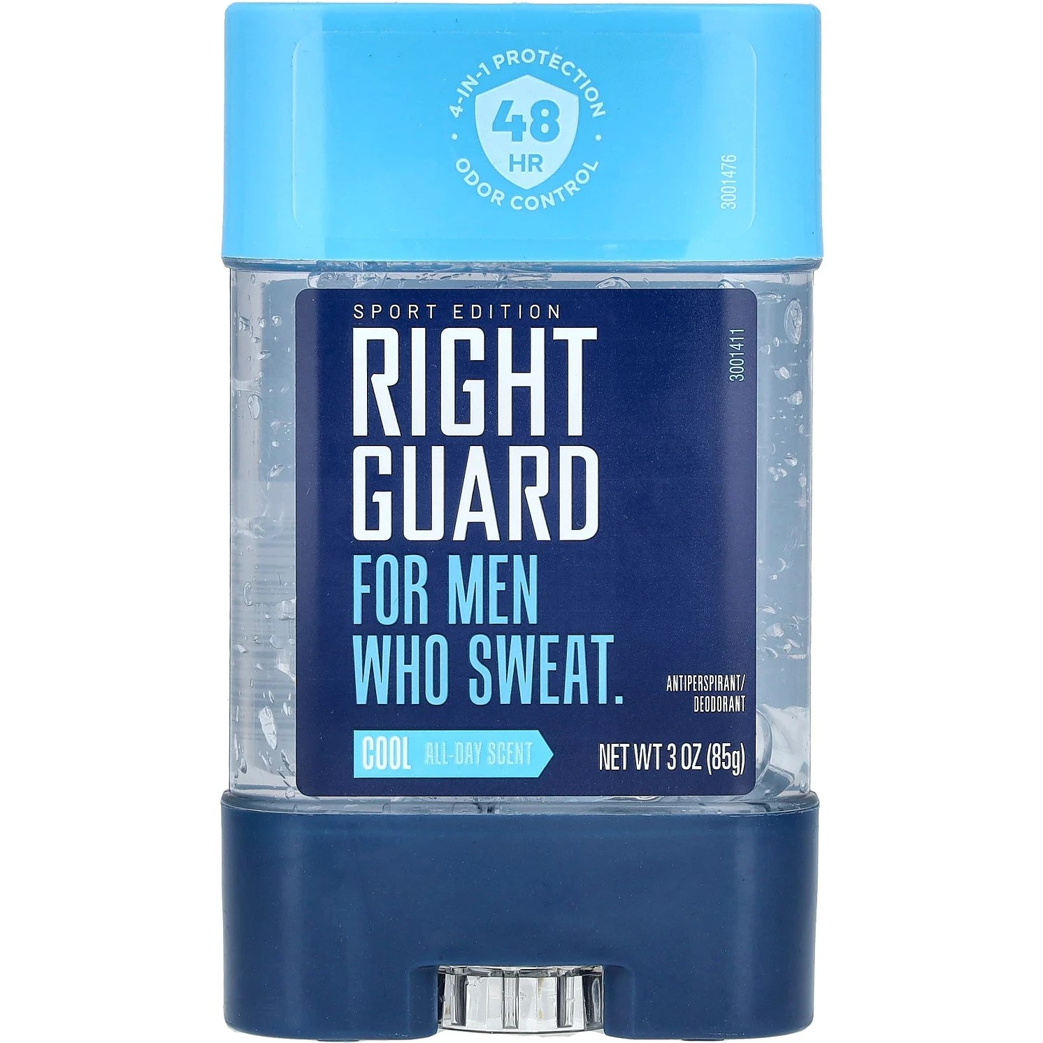 استیک ضد تعریق مردانه رایت گارد اسپرت ادیشن رایحه کول ۴۸ ساعته 85گرم Right Guard Sport Edition Cool 48H Antiperspirant Deodorant Stick