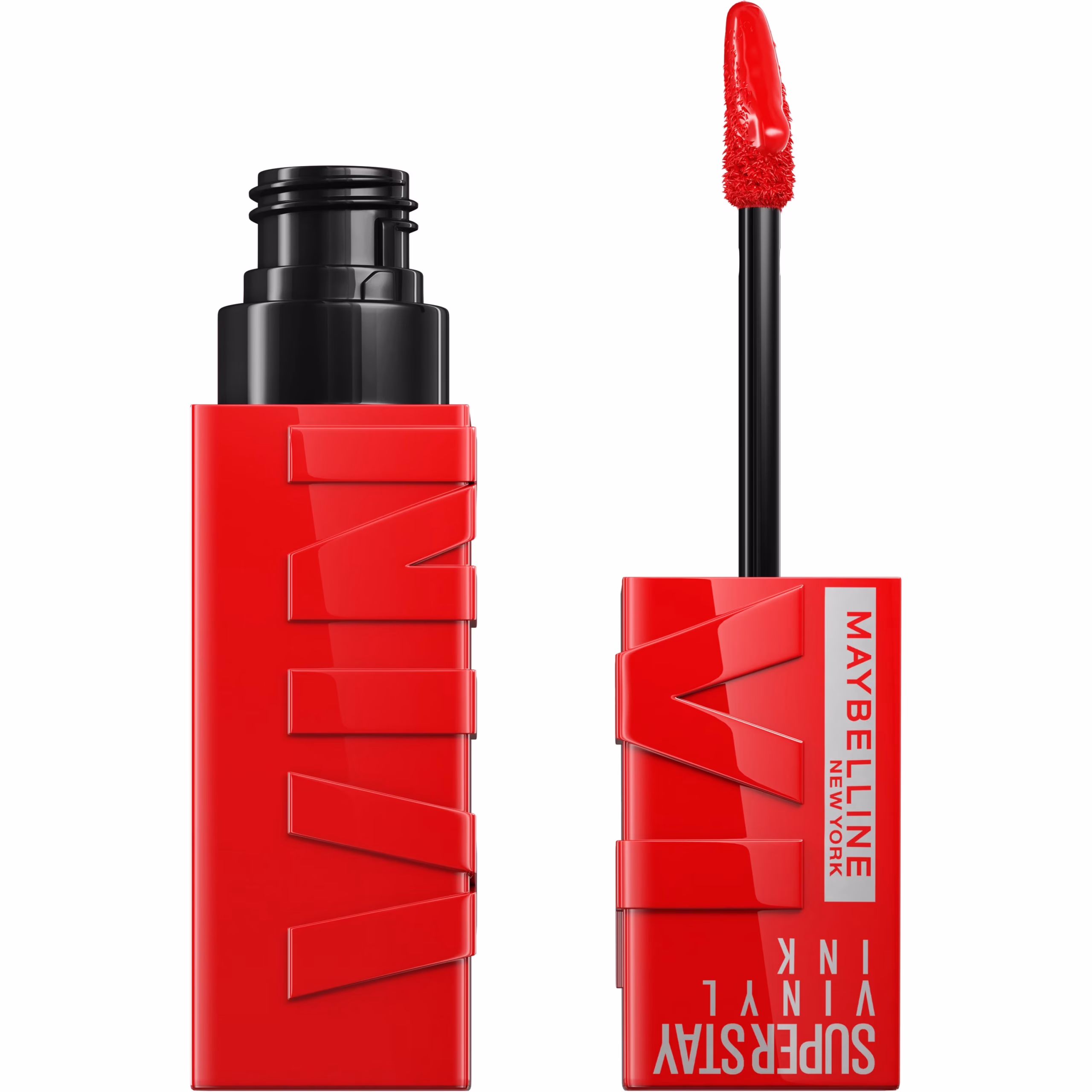 رژ لب وینیل میبلین سوپر استی وینیل اینک شماره 25 رد هات Maybelline Super Stay Vinyl Ink – Shade 25 Red-Hot