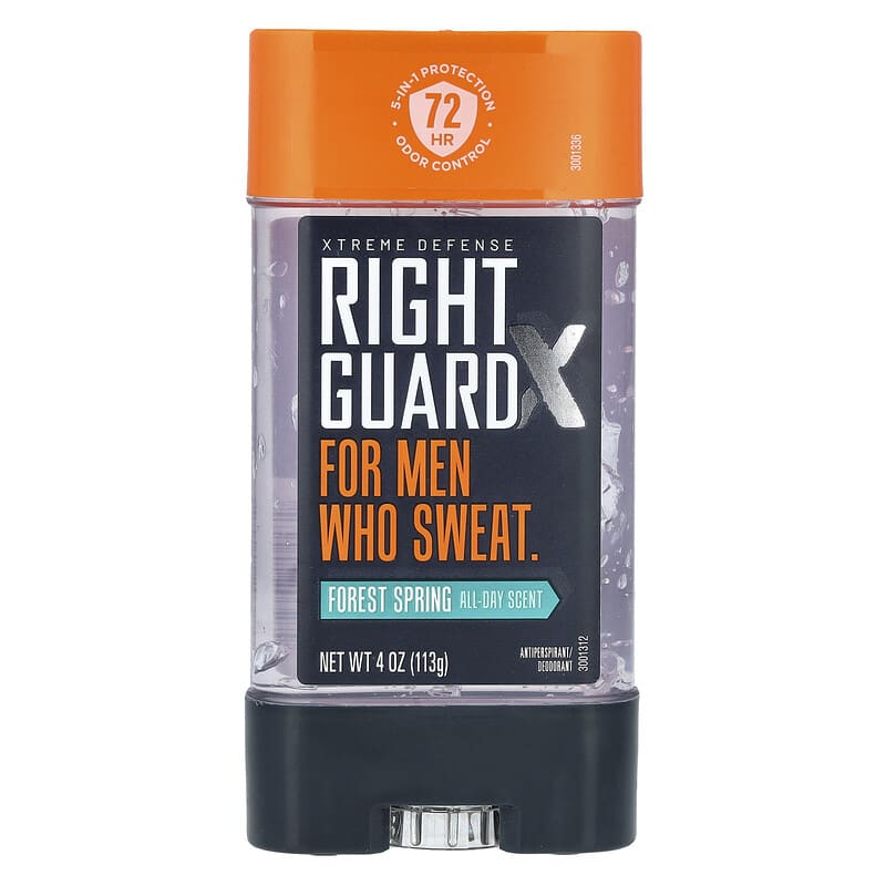 استیک ضد تعریق مردانه رایت گارد اکستریم دیفنس رایحه فورست اسپرینگ113 گرم Right Guard Xtreme Defense Antiperspirant Deodorant Stick Forest Spring