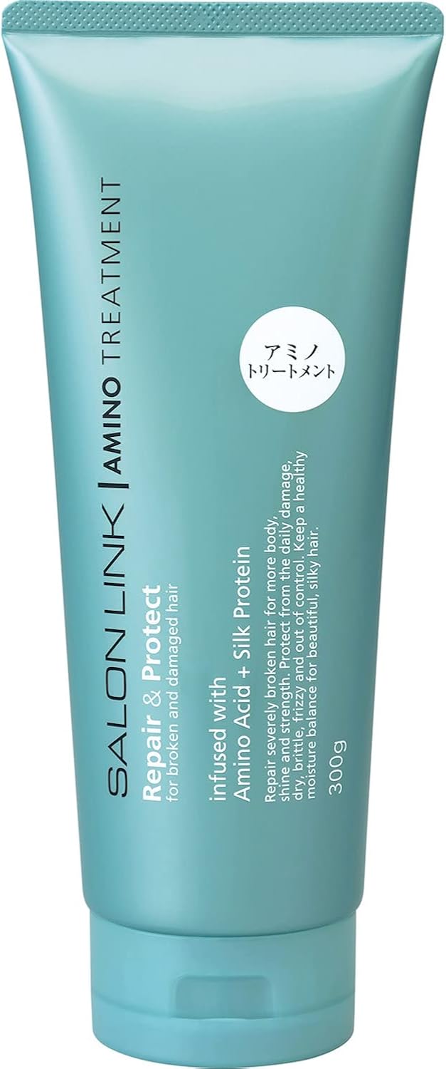 ماسک ترمیم و محافظت‌کننده مو سالون لینک آمینو با پروتئین ابریشم  300 گرم  Salon Link Amino Treatment Repair & Protect with Silk Protei