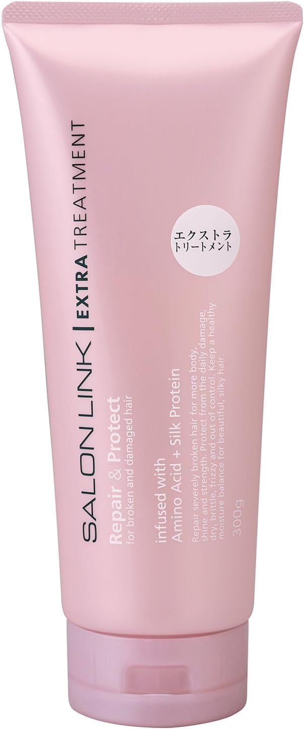 ماسک ترمیم و محافظت‌کننده مو سالون لینک اکسترا با آمینو اسید و پروتئین ابریشم 300گرم  Salon Link Extra Treatment Repair & Protect with Amino Acid & Silk Protein