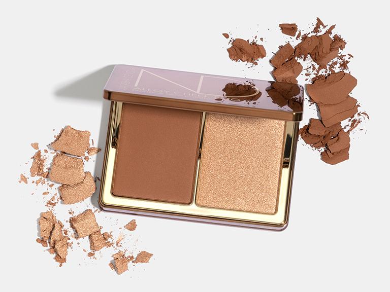 پالت دوکاره برنزر و رژگونه و هایلایتر ناتاشا دنونا 2