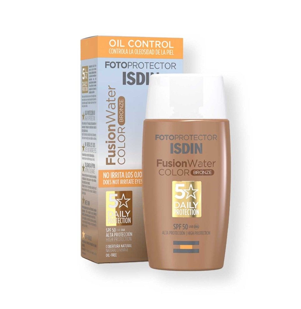 ضدآفتاب رنگی ایزدین فیوژن واتر رنگ برنزه SPF50