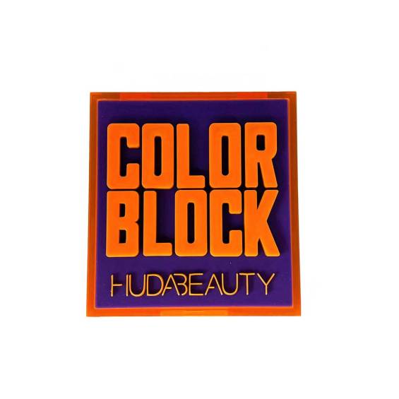 پالت سایه چشم هدی بیوتی اورنج و پرپل کالر بلاک – Huda Beauty Orange & Purple Color Block Obsessions Palett