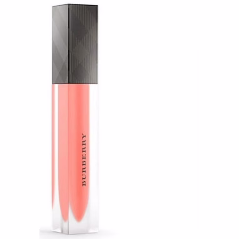 رژ لب مایع مخملی بربری ولوت شماره ۲۵  رنگ هلویی (Peach No.25) Burberry Liquid Lip Velvet Peach
