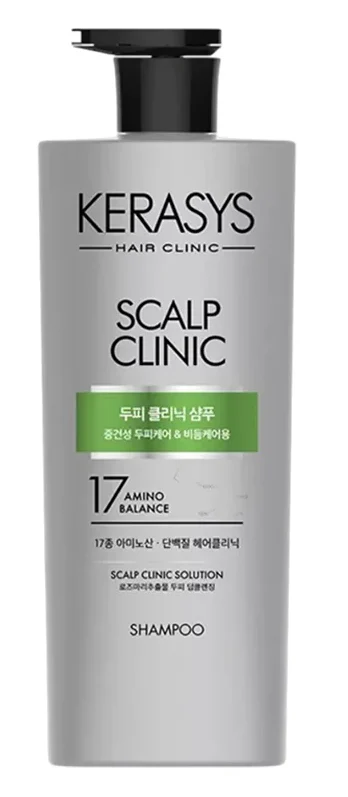 شامپو تخصصی مراقبت از پوست سر کرایسیس مدل اسکالپ کلینیک600میل Kerasys Hair Clinic Scalp Clinic Shampoo