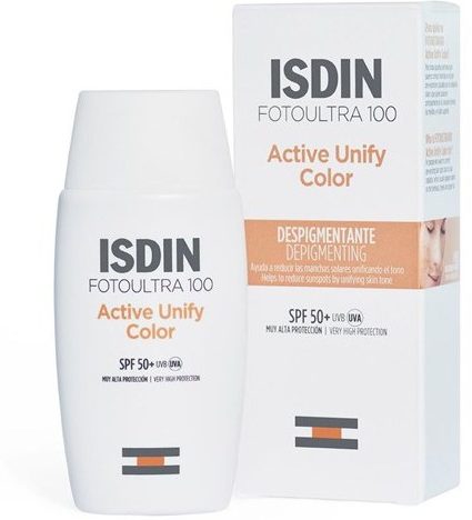 ضدآفتاب رنگی ایزدین مدل اکتیو یونیفای SPF50