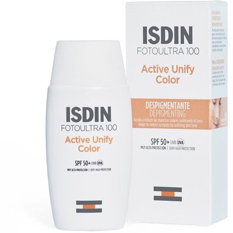 ضدآفتاب رنگی ایزدین مدل اکتیو یونیفای SPF50