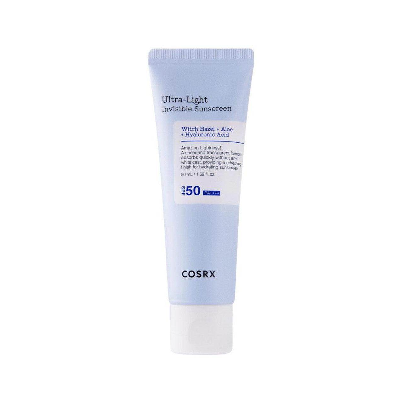 ضدآفتاب مرطوب‌کننده و فوق‌سبک اولترا لایت کوزارکس +SPF50
