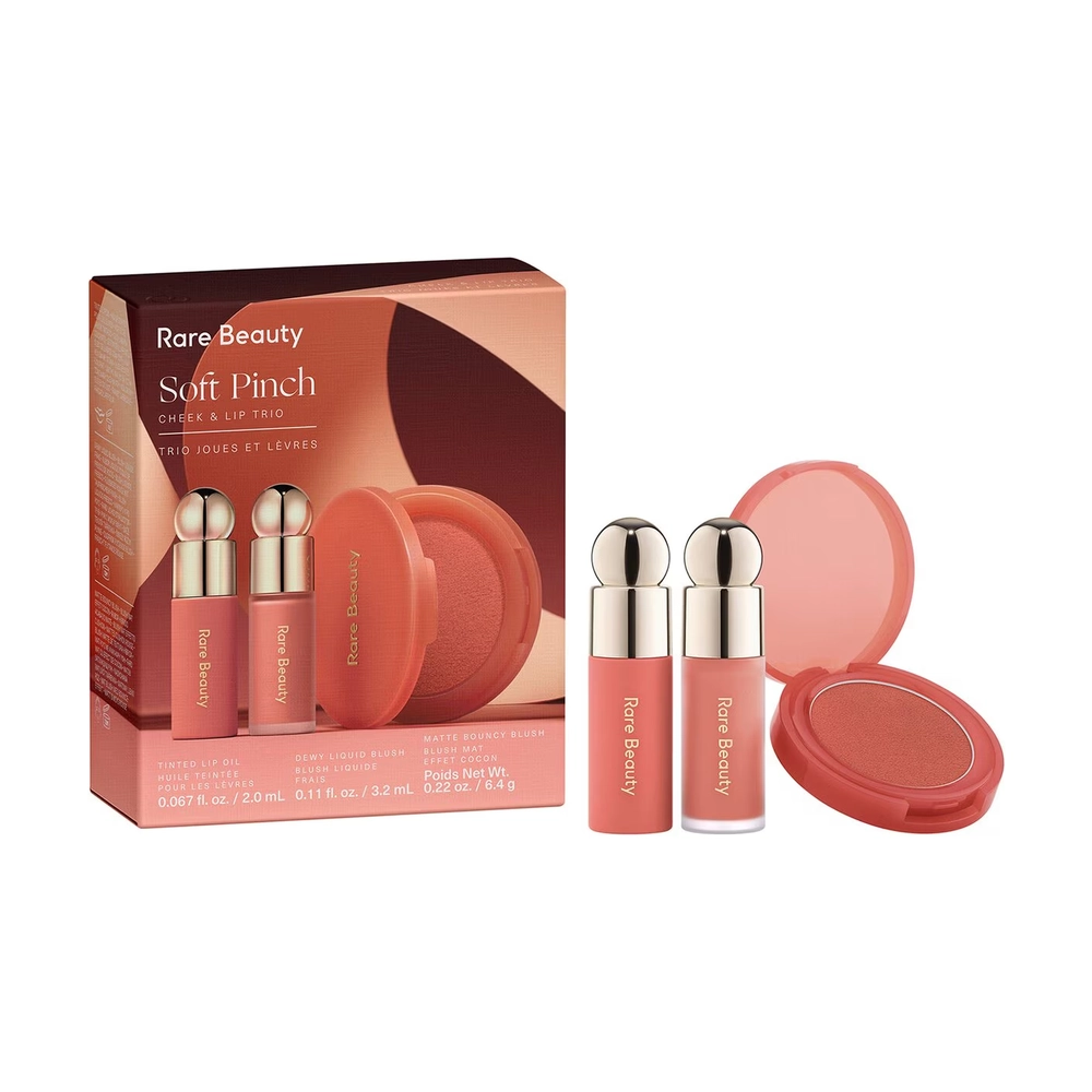 ست سه‌تایی رژگونه و لب ریر بیوتی مدل Soft Pinch