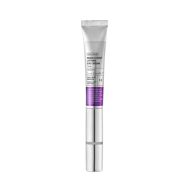 کرم دور چشم لیفتینگ ریدل شات VT مدل CICA x HYALON ویبره‌دار